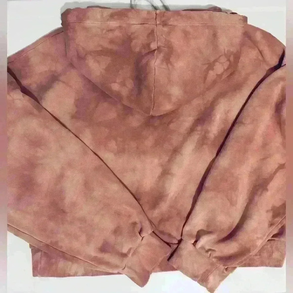 GAP Vintage Soft Cropped Hoodie in Pjnk Tie Dye, Women’s Size Small - Picture 4 of 11